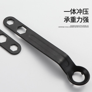 Llave para Amoladora Angular Reforzada de 52 mm, Doble Extremo Dentado, Grado Industrial, Acero Negro con Alto Contenido de Manganeso - Product Image 3