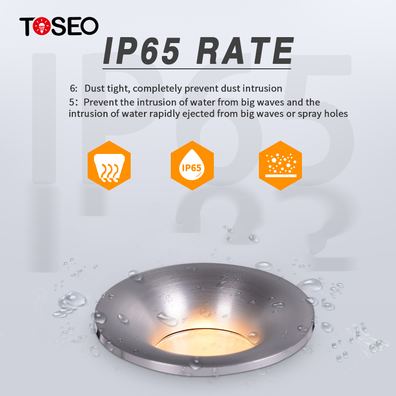 Pure Aluminum Waterproof IP65 Downlight Recessed 900lm For Hotel