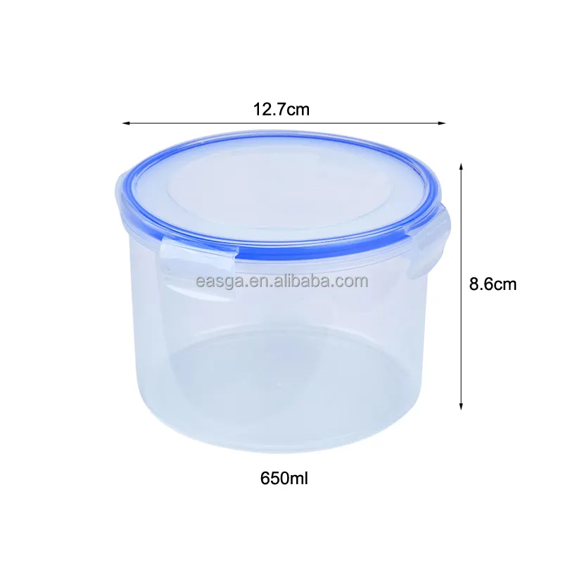 Wholesale eco-friendly lockable food containers small containers for food food container microwave safe plastic