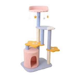 China Fabriek Groothandel Premium Kwaliteit Luxe Kat Klimboom Grote Kat <span class=keywords><strong>Condo</strong></span> Met Krabpalen - Product Image 1