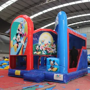 New Mickey Mouse inflatable castle Kids outdoor party commercial inflatable bounce house
