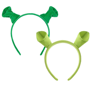 عصابة رأس نسائية من القماش بتصميم أوراق الفراشات الخضراء والزهور لعيد الهالوين <span class=keywords><strong>2026</strong></span>، بعرض 8 سم، مثالية للحفلات والمناسبات والتنكر. - Product Image 2