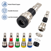 Vente en gros usine – Bornier de connexion banane 4 mm, prise femelle à montage sur panneau, filetage M8, borne de test OEM pour PCB