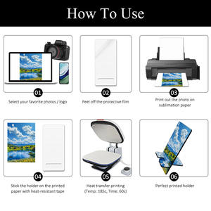 Soporte para Teléfono Celular de MDF Sublimable, Personalizable con Impresión, para Hogar y Oficina, Transferencia Térmica, Regalos Personalizados DIY - Product Image 6