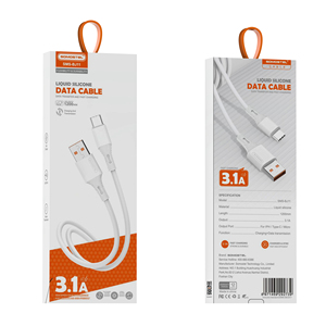 <span class=keywords><strong>Cable</strong></span> USB de Carga Rápida Somostel 3.1A con Revestimiento de Silicona Líquida para <span class=keywords><strong>iPhone</strong></span> 12 <span class=keywords><strong>13</strong></span> 14 <span class=keywords><strong>Pro</strong></span> <span class=keywords><strong>Max</strong></span> - Product Image 3