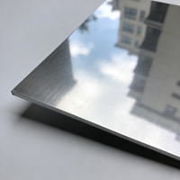 Panneaux composites en aluminium miroir pour extérieur, épaisseur 5 mm, 4 mm. Convient à une utilisation en intérieur et en extérieur