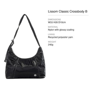 กระเป๋าสะพายข้าง ผ้าไนลอนรีไซเคิล CIPU Lissom Classic 33x28 ซม. สำหรับผู้หญิง มีสินค้าในสต็อก ไต้หวัน - Product Image 6