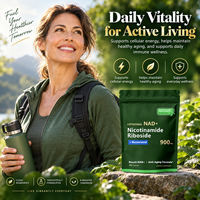 Capsules NAD+ à Marque Blanche OEM, 80 unités, avec Nicotinamide Riboside pour le Soutien du Métabolisme Cellulaire et l'Énergie Cellulaire pour un Vieillissement Sain