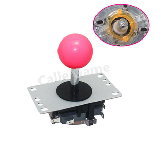 Manette <span class=keywords><strong>Arcade</strong></span> 8 Directions (Métal & Plastique) pour Machine de Jeu Jamma, Jeux à Monnayeur, Kits DIY - Product Image 6