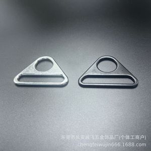 Zinc Alloy Triangular Buckle 26mm For Bag <b>Strap</b> And <b>Webbing</b> Durable Hardware Accessory - Product Image 2