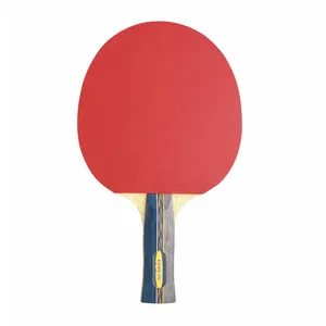 Высококачественная профессиональная фанера и резиновая ракетка для настольного тенниса для пинг-понга