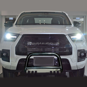 Parachoques delanteros <span class=keywords><strong>de</strong></span> coche resistentes <span class=keywords><strong>de</strong></span> nuevo diseño, barra <span class=keywords><strong>de</strong></span> toro <span class=keywords><strong>de</strong></span> acero para Lc200 Toyota Nissan Ford Jeep Toyota Hilux F150 Isuzu Hiace Mitsubishi - Product Image 2