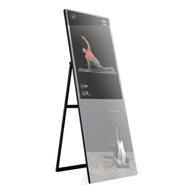 Сенсорный ЖК-экран, рекламный дисплей, персональный тренажер, зеркало для спортзала, ЖК Цифровая вывеска, волшебное фото зеркало