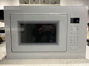 Horno Microondas de Convección Eléctrico Integrado de 27L con Sensor, Uso en Pared o Independiente, Panel Táctil de Vidrio para el Hogar, Parrilla - Product Image 6