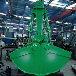 כף סיבובית הידראולית למחפר 5-11 טון, 12-18 טון, 18-25 טון, כף צדפה לעגורנים, לפריקת דגנים, סויה ומטענים בתפזורת - Product Image 2