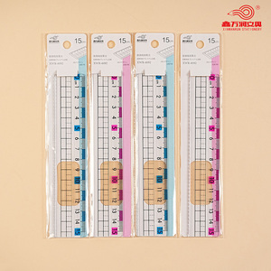 Regla de borde recto de plástico de 15cm y 20cm para manualidades y uso de estudiantes - Product Image 5