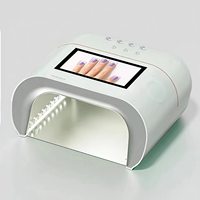 Lampe à ongles UV LED professionnelle avec écran, durcissement rapide 365nm, matériau ABS, haute puissance pour salon et usage domestique