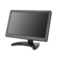 Monitor de 11.6 Pulgadas con Pantalla LCD de Resolución Full HD y Carcasa de Plástico para Monitoreo de Tiendas Minoristas y CCTV