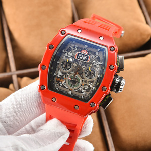 High Quality Men's Quartz Silicone Tape Watch Multi-Functional Barrel Sports Leisure Antique Style 18mm Alloy - Product Image 6