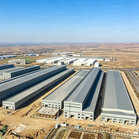 Panneaux de construction en structure métallique préfabriquée, abri anti-bombes en structure métallique, maison souterraine anti-sismique pour entrepôt