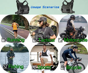 กระเป๋าเป้สะพายหลังลายพรางแนวทหารสำหรับกิจกรรมกลางแจ้ง  พร้อมคุณสมบัติกันน้ำ  กระเป๋าคาดอกแฟชั่น  ตัวอย่างสินค้าฟรี - Product Image 4