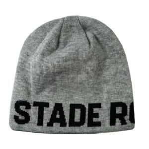 Bonnet réversible avec logo brodé Bonnet d'hiver de haute qualité en tricot jacquard sans manchette - Product Image 4