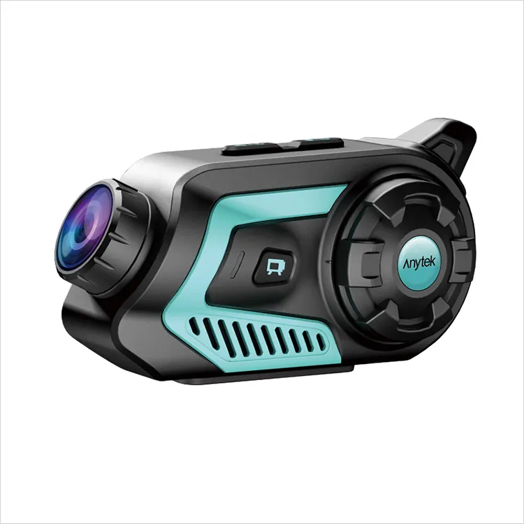 S40 Bluetooth Wi-Fi Gravador de vídeo com interfone 2k câmera HD Bt capacete da motocicleta fone de ouvido suporte rádio FM