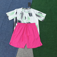 Conjunto Deportivo Unisex de Verano con Sensación de Seda Helada, Ultra Transpirable, de Secado Rápido, Antibacterial y Anti-UV, Top y Pantalones Cortos para Fitness