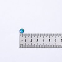 Pierres en cristal K9 de haute qualité, forme ronde, double trou, dos plat, pierres de diamant en vrac, strass en cristal à coudre
