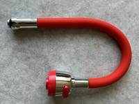 Robinet de cuisine moderne à col de cygne 360 degrés avec flexible en silicone, mitigeur monocommande 2 voies, bec en acier inoxydable et aérateurs