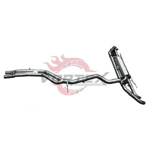 ท่อไอเสียแบบ Catback สแตนเลส Vortex พร้อมวาล์ว สำหรับ Audi Q7 3.0T ปี 2020-2024 ปลายท่อแบบ Quad Tips ตัวเชื่อมต่อแบบ Y รุ่น EA839 เชื่อม TIG พร้อมขาแขวน - Product Image 6