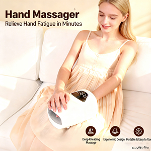 เครื่องนวด<span class=keywords><strong>มือ</strong></span>แบบไร้สาย พร้อมความร้อนและการบีบอัดอากาศ สำหรับบรรเทาอาการปวดข้ออักเสบและโรคอักเสบในอุโมงค์ข้อมือ - Product Image 1