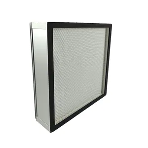 Filtro de ar personalizável micron 99.99% h13 14 hepa, filtro de ar 24x48 portátil com filtro de alumínio ou galvanizado