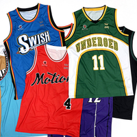 Camiseta de baloncesto de malla Vintage con sublimación bordada, ropa deportiva clásica personalizada, uniforme de baloncesto