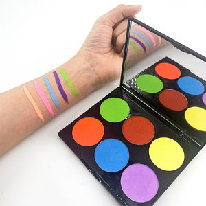 6 Colors Cake Uv Pastel Neon Water Activated Eyeliner <strong>Glow</strong> <strong>in</strong> <strong>the</strong> <strong>Dark</strong> Eye Liner Private Label Oem - Product Image 4