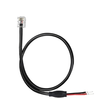 Cordon d'alimentation RJ11 12V radar de voiture enregistreur de conduite de chien électronique câble de charge abaisseur intégré