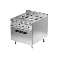 Gewerbliche Küchenausstattung Freistehender Edelstahl Gas-Bain-Marie-Topf Buffet-Speisenwärmer für Restaurants