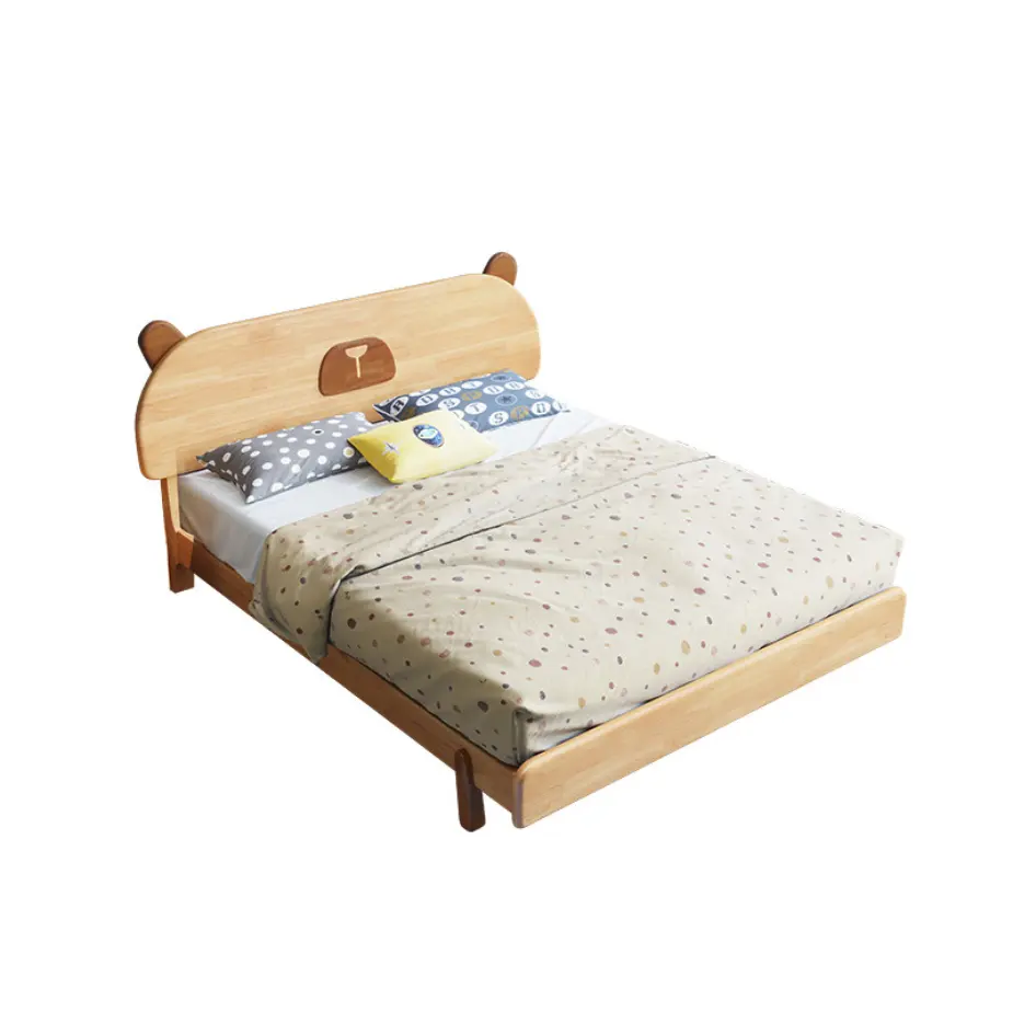 เตียงแบบยืดได้สำหรับเด็ก,เตียงนอนเด็กหัวสัตว์สำหรับเด็กวัยหัดเดินทำจากไม้