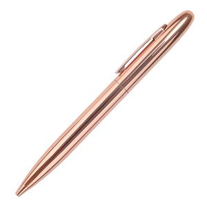 Silver Golden Color Promotion Customize Logo Twist Ballpoint Elegant <b>Pen</b> With Rose <b>Gold</b> Metal Clip - Product Image 3