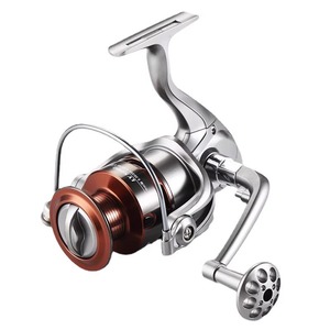 Hidsgsh Moulinet de pêche spinning 5.2:1, corps entièrement métallique, dévidoir avant en acier inoxydable, pour la pêche aux leurres - Product Image 2
