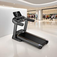 Tapis de course luxueux à grand écran Tapis de course Tapis de course électrique à plate-forme pliable
