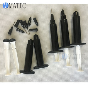 คุณภาพสูง10Pcs <span class=keywords><strong>3cc</strong></span>/<span class=keywords><strong>Ml</strong></span>สีดำLuerล็อคกาวเข็มฉีดยาPlunger - Product Image 1