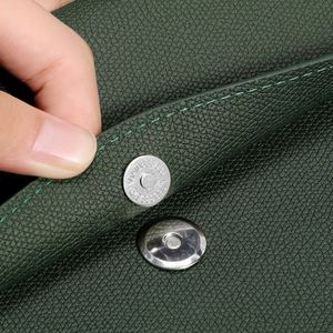 A4 Leather Snap Thickened Storage Waterproof Document Bag, Business Office <b>File</b> Data Organizer Paper <b>Folder</b> Printed Logo Custom - Product Image 5