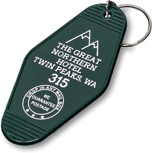 Porte-clés promotionnels personnalisables avec logo, en plastique vierge, style rétro vintage, pour chambre de motel ou hôtel - Product Image 2