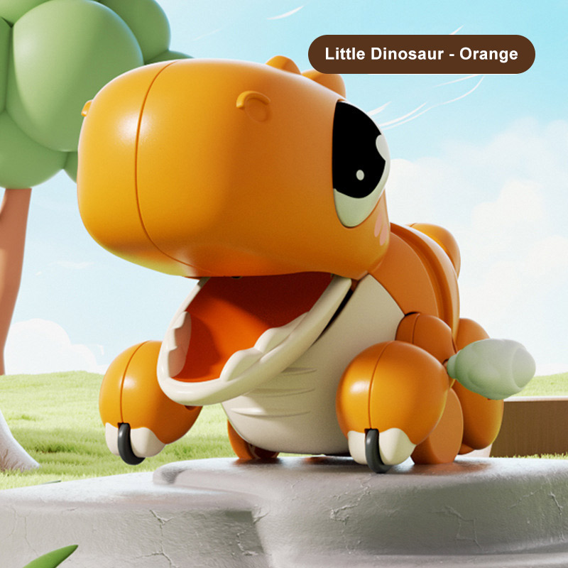 K122-Velociraptor naranja-bolso