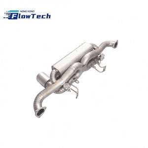 ท่อไอเสียแบบ Axle-Back วาล์วไทเทเนียมเกรด 5 พร้อมปลายท่อคู่เดี่ยว สำหรับ Porsche 718 GT4 RS 4.0L - Product Image 5