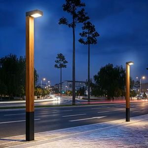 Lampe de jardin électrique LED moderne et minimaliste, étanche IP65, pour aménagement paysager, à fixer sur un poteau, 1/2/3/4/5 m - Product Image 3
