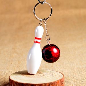 New Design Bowling Metal Keychain Car <b>Key</b> <b>Chain</b> <b>Key</b> Ring Sports Hot Sale Keyring Pendant for Man Women Gift Wholesale - Product Image 5