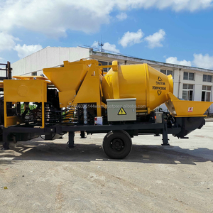 Diesel <b>Power</b> Beton Mixer Pump Concrete Pump with Mixer With 40 Cubic <b>Meters</b> Per Hour Capacity - Product Image 4
