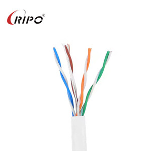 Cat5/Cat5e UTP Cable 24AWG PVC | ทองแดงแข็ง/CCA วัสดุผสมสำหรับเครือข่ายกิกะบิตและการส่งข้อมูลที่เสถียร - Product Image 1